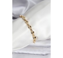 14K Gold Renk Kaplama Kahve Çekirdeği Model CM Kadın Bileklik - TJ-BB8119