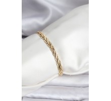 14K Gold Renk Kaplama Lazer Zincir Model CM Kadın Bileklik - TJ-BB8125