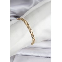 14K Gold Renk Kaplama Zincir Model CM Kadın Bileklik TJ-BB8129