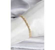 14K Gold Renk Kaplama Zincir Model Kadın CM Bileklik - TJ-BB8132