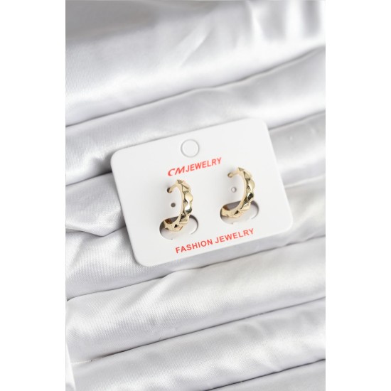 14K Gold Renk Kaplama CM Kadın Küpe - TJ-BKP11404