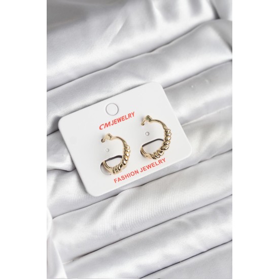 14K Gold Renk Kaplama CM Kadın Küpe - TJ-BKP11415