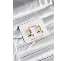 14K Gold Renk Kaplama CM Kadın Küpe - TJ-BKP11416