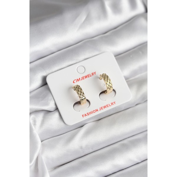 14K Gold Renk Kaplama CM Kadın Küpe - TJ-BKP11416
