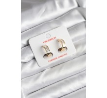 14K Gold Renk Kaplama CM Kadın Küpe - TJ-BKP11421