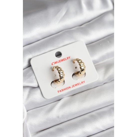 14K Gold Renk Kaplama CM Kadın Küpe - TJ-BKP11422