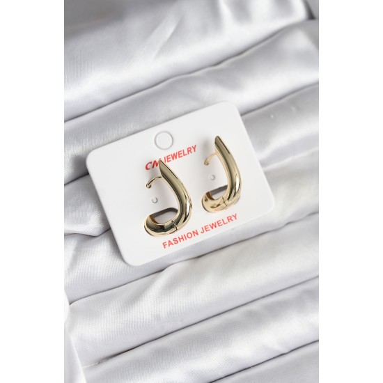 14K Gold Renk Kaplama CM Kadın Küpe - TJ-BKP11424