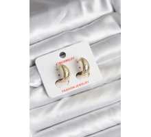 14K Gold Renk Kaplama CM Kadın Küpe - TJ-BKP11429