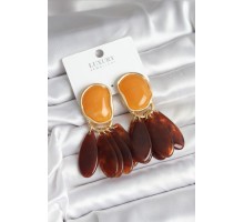 Pirinç Gold Renk Vintage Model Kadın Küpe - TJ-BKP11431