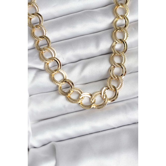 14K Gold Renk Kaplama Samanyolu Model CM Kadın Kolye - TJ-BKO10728