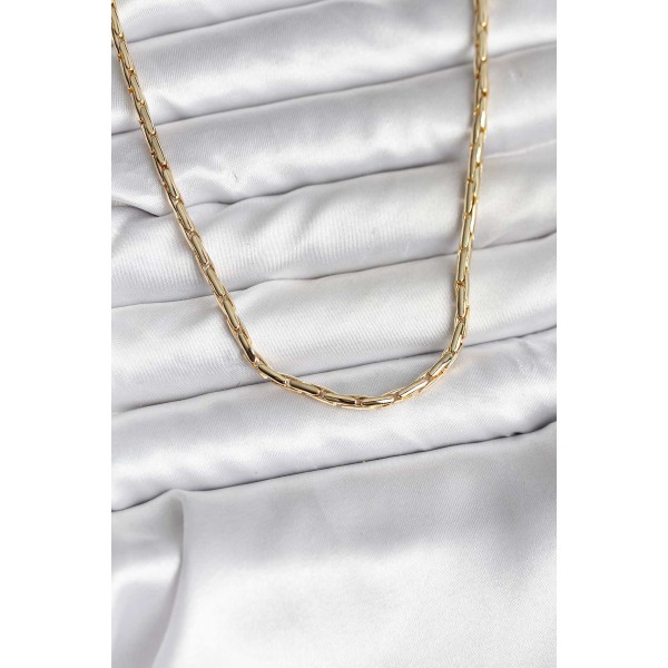 14K Gold Renk Kaplama Model CM Kadın Kolye - TJ-BKO10730