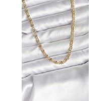 14K Gold Renk Kaplama Zincir Model CM Kadın Kolye - TJ-BKO10732