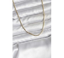 14K Gold Renk Kaplama Ezme Zincir Model CM Kadın Kolye - TJ-BKO10733