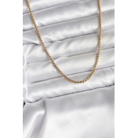 14K Gold Renk Kaplama Zincir Model CM Kadın Kolye TJ-BKO10737