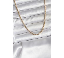 14K Gold Renk Kaplama Zincir Model CM Kadın Kolye - TJ-BKO10737