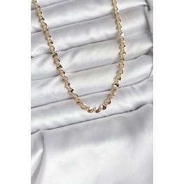 14K Gold Renk Kaplama Zincir Model CM Kadın Kolye TJ-BKO10738