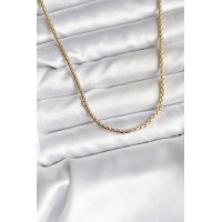 14K Gold Renk Kaplama Zincir Model CM Kadın Kolye TJ-BKO10742