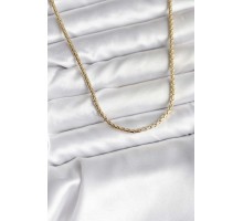 14K Gold Renk Kaplama Zincir Model CM Kadın Kolye - TJ-BKO10742