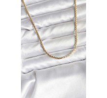 14K Gold Renk Kaplama Zincir Model CM Kadın Kolye - TJ-BKO10742