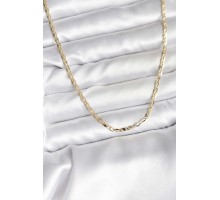 14K Gold Renk Kaplama Ezme Zincir Model CM Kadın Kolye - TJ-BKO10745