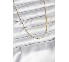 14K Gold Renk Kaplama Zincir Model CM Kadın Kolye - TJ-BKO10746