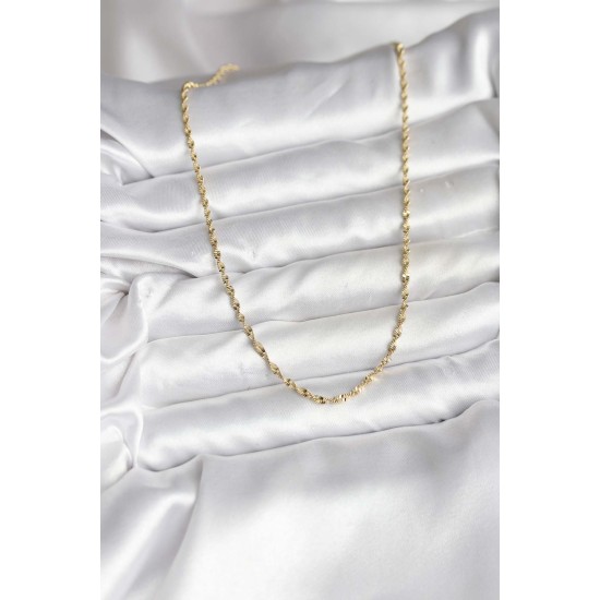 14K Gold Renk Kaplama Burgu Model CM Kadın Kolye - TJ-BKO10747