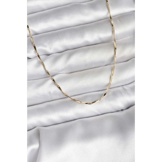 14K Gold Renk Kaplama CM Kadın Kolye - TJ-BKO10748