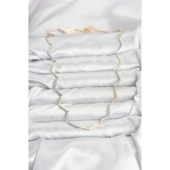 VIP Seri Zikzak Model Kadın Kolye - TJ-BKO10760