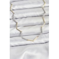 VIP Seri Zikzak Model Kadın Kolye TJ-BKO10760