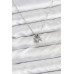 Pirinç Gümüş Renk Minimal Charmlı Kadın Kolye - TJ-BKO10804