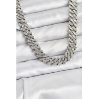 Pirinç Cuba Chain Gurmet Model Kolye TJ-BKO10809