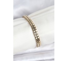 316L Çelik Gold Renk Kadın Bileklik - TJ-BB8151