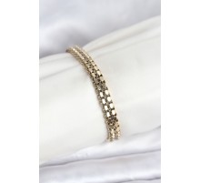 316L Çelik Gold Renk Kadın Bileklik - TJ-BB8151