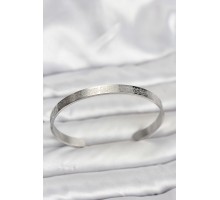 316L Çelik Gümüş Renk Ayetel Kürsi Yazılı Bileklik - TJ-BB8163