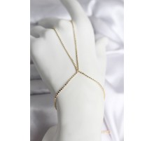 316L Çelik Gold Renk Ezme Zincir Model Kadın Şahmeran - TJ-SN730