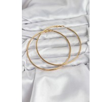 316L Çelik Gold Renk 75 mm Halka Küpe - TJ-BKP11510