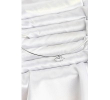 Pirinç Gümüş Renk Choker Model Zirkon Taşlı Kadın Kolye - TJ-BKO10816