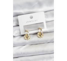 Pirinç Gold Renk Kadın Göçmen Küpe - TJ-BKP11597