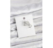 Gümüş Renk Zirkon Taşlı Yıldız Model Kıkırdak Earcuff Küpe - TJ-BKP11616