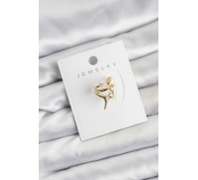 Gold Renk Pirinç Diken Model Kıkırdak Earcuff Küpe - TJ-BKP11621