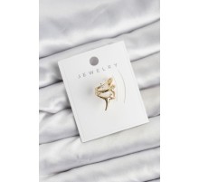 Gold Renk Pirinç Diken Model Kıkırdak Earcuff Küpe - TJ-BKP11621