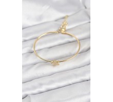 Yıldız Model Gold Renk Kadın Bileklik - TJ-BB8236