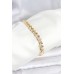 Pirinç Gold Renk VIP Seri Sarmal Damla Model Zirkon Taşlı Kadın Bileklik - TJ-BB8268