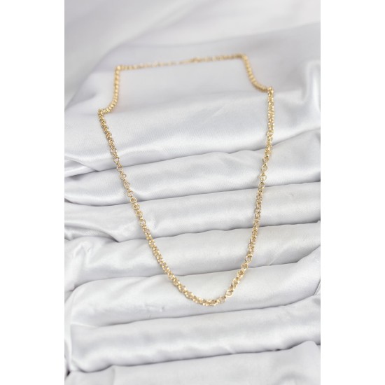 CM Gold Renk Pirinç Halkalı Model Kadın Kolye - TJ-BKO10914