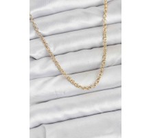 CM Gold Renk Pirinç Halkalı Model Kadın Kolye - TJ-BKO10914