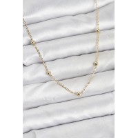 CM Gold Renk Top Zincirli Kadın Kolye TJ-BKO10915