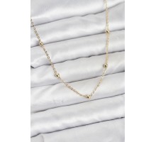 CM Gold Renk Top Zincirli Kadın Kolye - TJ-BKO10915