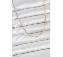 CM 14K Gold Renk Pirinç Ezme Burgu Model Kadın Kolye - TJ-BKO10916