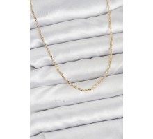 CM 14K Gold Renk Pirinç Ezme Burgu Model Kadın Kolye - TJ-BKO10916