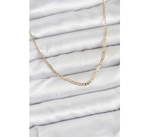 CM 14K Gold Renk Pirinç Zincir Model Kadın Kolye - TJ-BKO10917